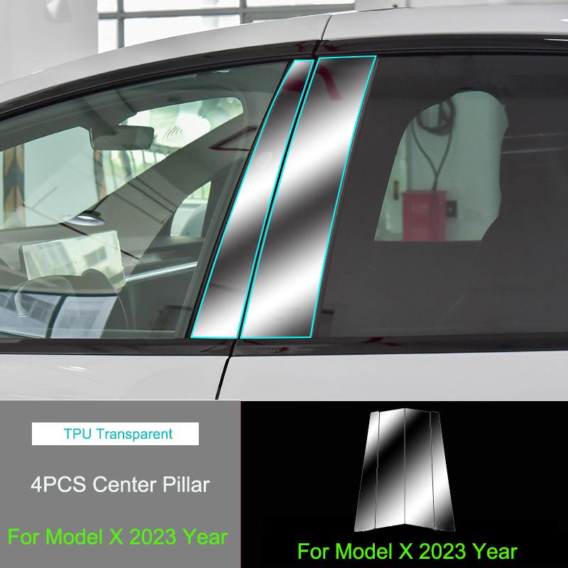 For Tesla Model X TPU Blackened Headlight Taillight Foglight Protective Film for Model S 2024 Black Color Changing Films