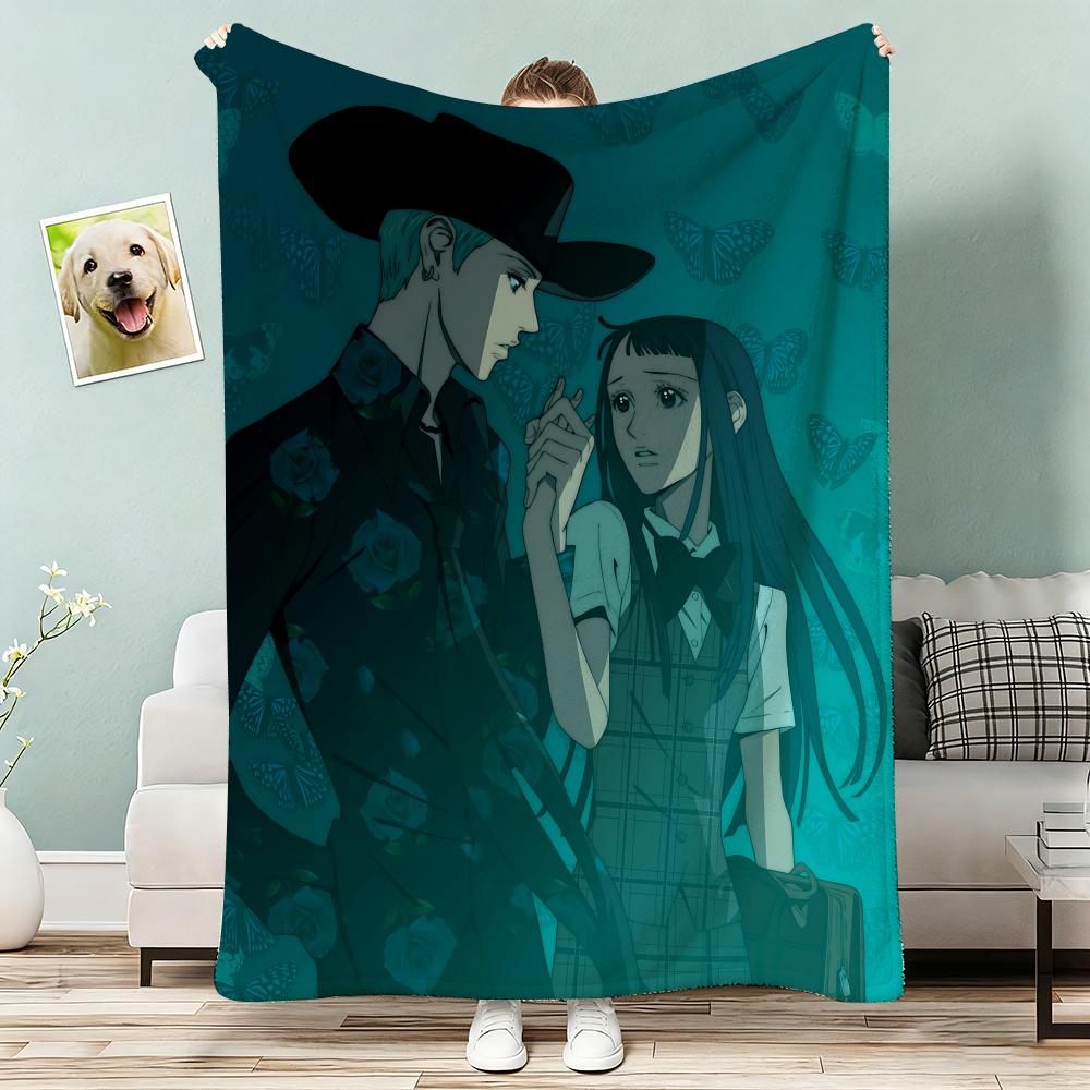 Anime Paradise Kiss Throw Lightweight 240G Flannel Blanket Soft Skin-Friendly For Summer Cooling