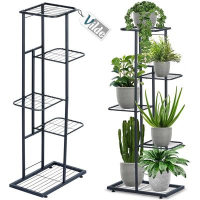 Metal Flower Stand 5-Tier Stackable Plant Pot Stand Flowers