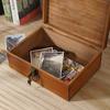 Wooden Storage Box Vintage Storage Case Miscellaneous Organizer Jewelry Box  Travel