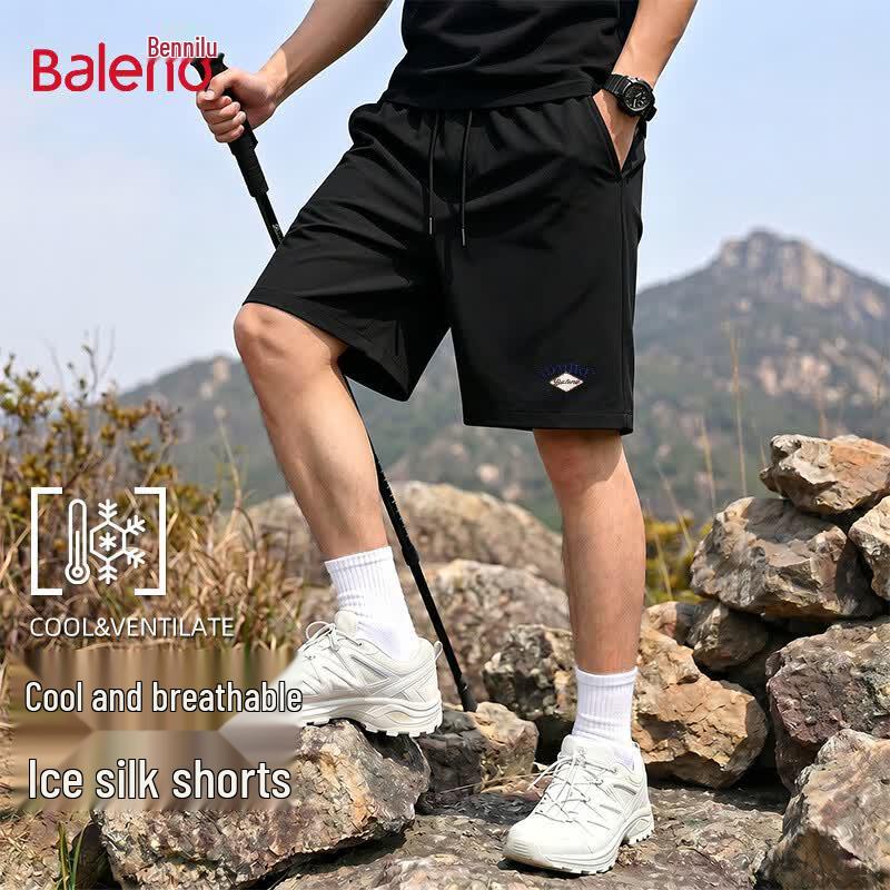 Baleno Men's Ice Silk Quick-Dry Cooling Sports Shorts