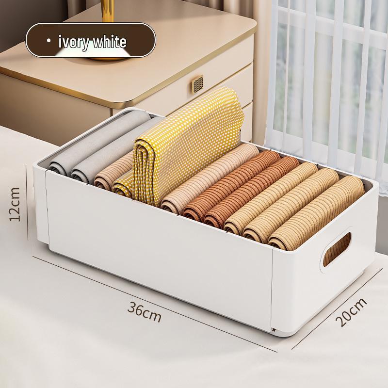 Underwear and Clothing Organizer Box for Drawers