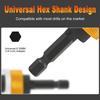8PCS Countersink Drill Bit Set with Depth Stop and Hex Shank Adapter for Wood Screws, Includes 5 Center Bits 1 8  to 3