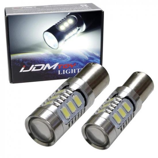 Ксеноновый белый 1157 BAY15d Светодиодные лампы замены, Заменяют 2057 2357 7528 P21/5W