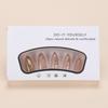 24Pcs Glossy Gold Almond Press On Nails Short False Nails With Micro Carved Ripple Design Full Cover For Women Girls