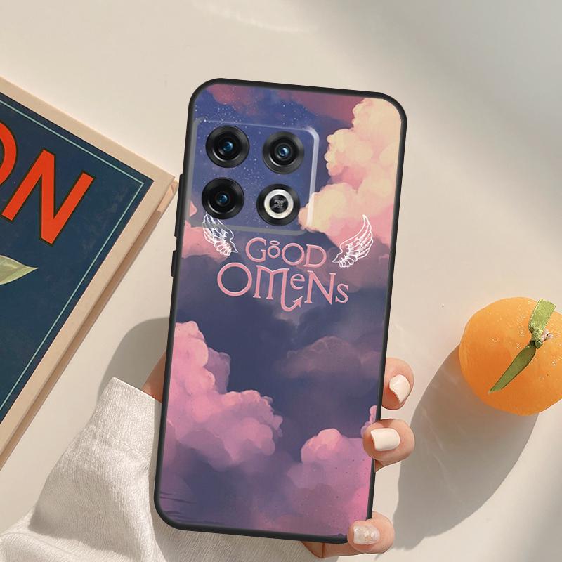 Good Omens Case For OnePlus Ace 8T 9R 9RT 10T 8 9 11 10 Pro Cover For OnePlus Nord 2 2T N10 N20 N100 CE