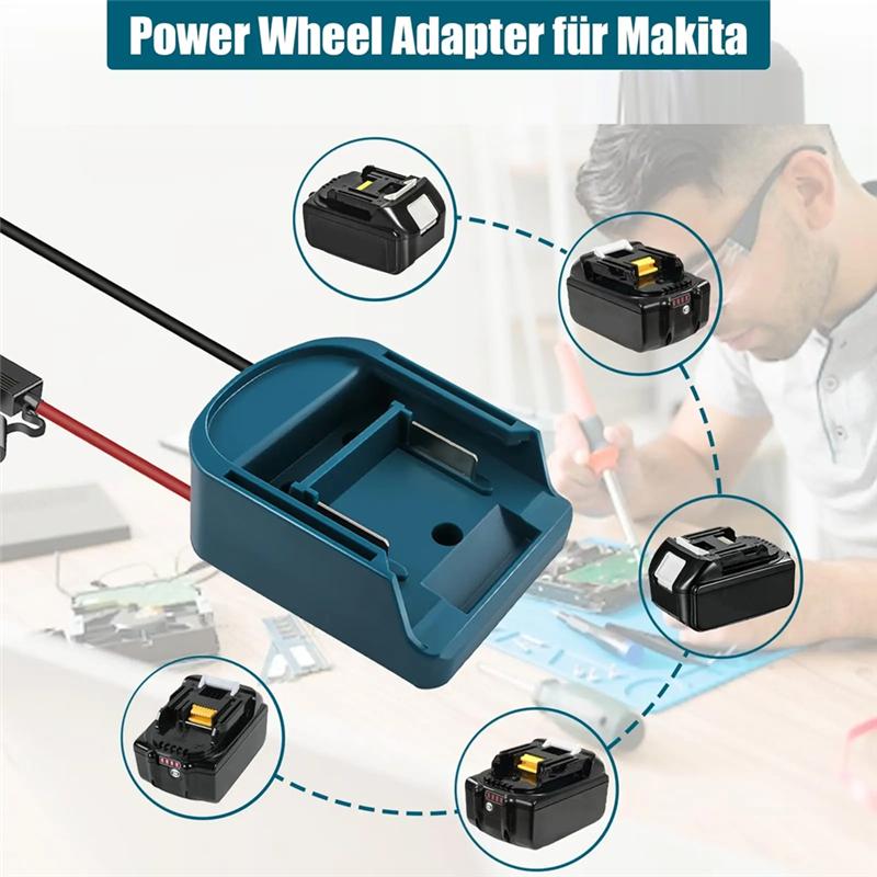 A58Z For MT 14V/18V Compatible External Battery Adapter Converter Electric Extension For DIY Power Tool Box Accessories K