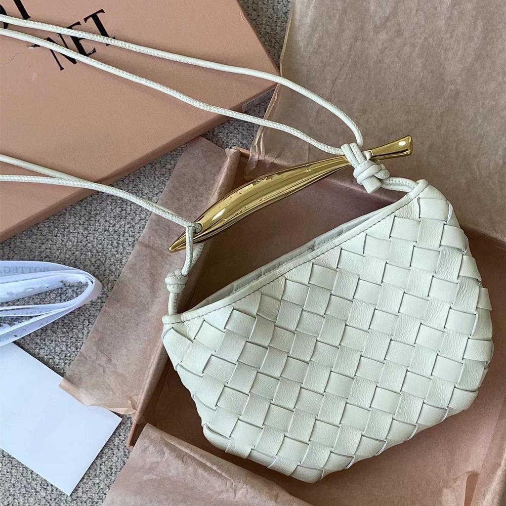 Sac Dumpling en Cuir Tissé Haut de Gamme pour Femmes 2023 – Style Épaule/Bandoulière Polyvalent