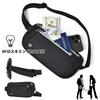 BOJIDO Waist Security Waist Body Bag with RFID Large Abrasion Perfect for and Running Pouch, Pouch, Bag, Security, Stylish, Ultra-Lightweight,