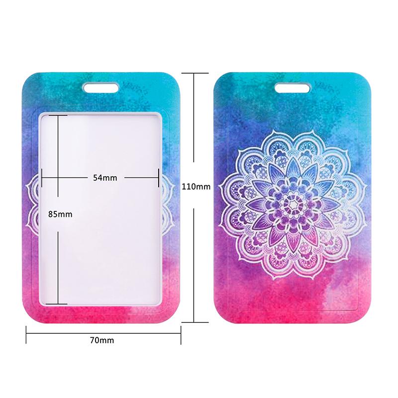 Yoga Sakura Credential Holder Little daisy Lanyard for Key Cute Neck Strap Card ID Badge Holder Key Chain Accessories Wholesale