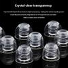 High Transparency Liquid Silicone Earbud Tips Soft Flexible Noise Isolating Design 3 Size Included Secure