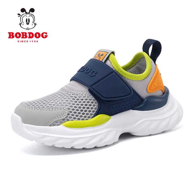 Bobdog Children's Shoes Boys 'shoes 2026 Mesh Breathable New Sneakers Step-on Running