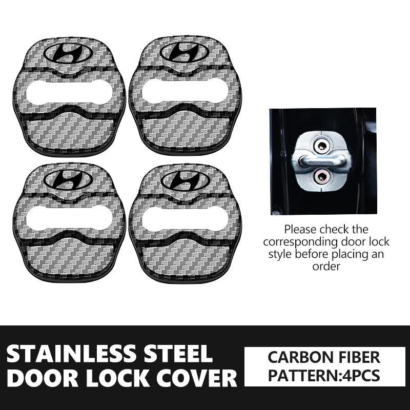 Car Silicone Door Lock Buckle Protection Cushion Crash Cushion Shock For Hyundai Azera GDI i10 i20 i30 i40 ix20 ix35 Sonata XX31