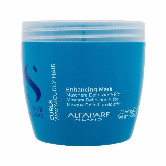 Masque capillaire - ALFAPARF - Semi Di Lino - 500ml - Vegan - Cheveux bouclés/frisés