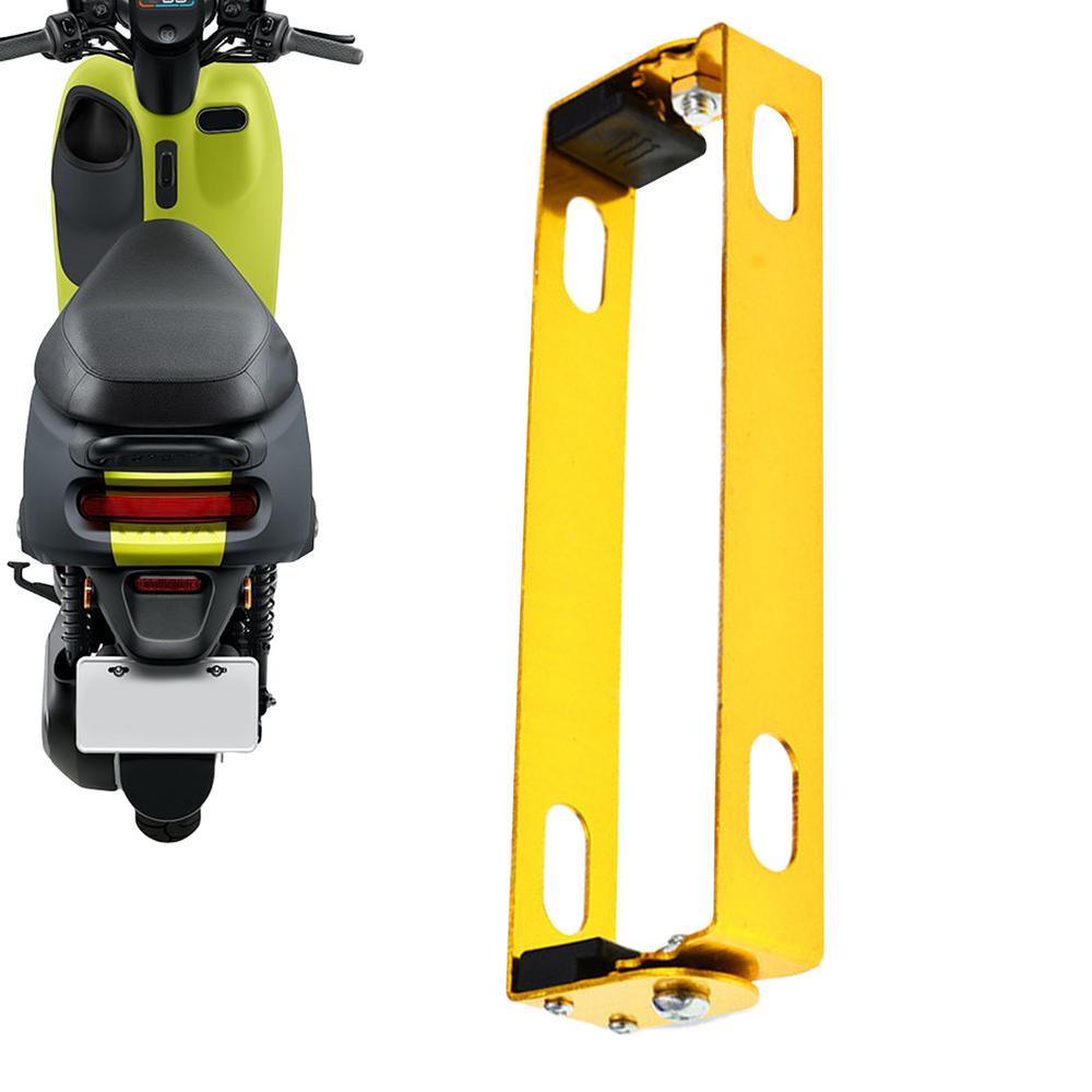 Adjustable Motorcycle License Plate Holder Aluminum Alloy Adjustable Motorcycle Car License Plate Frame Rear Bracket Mount