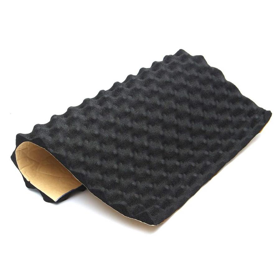 Universal Car KTV Room Sound Absorber 25mm Flame-retardant Acoustic Foam Car Deadening Proofing 100 X 100cm
