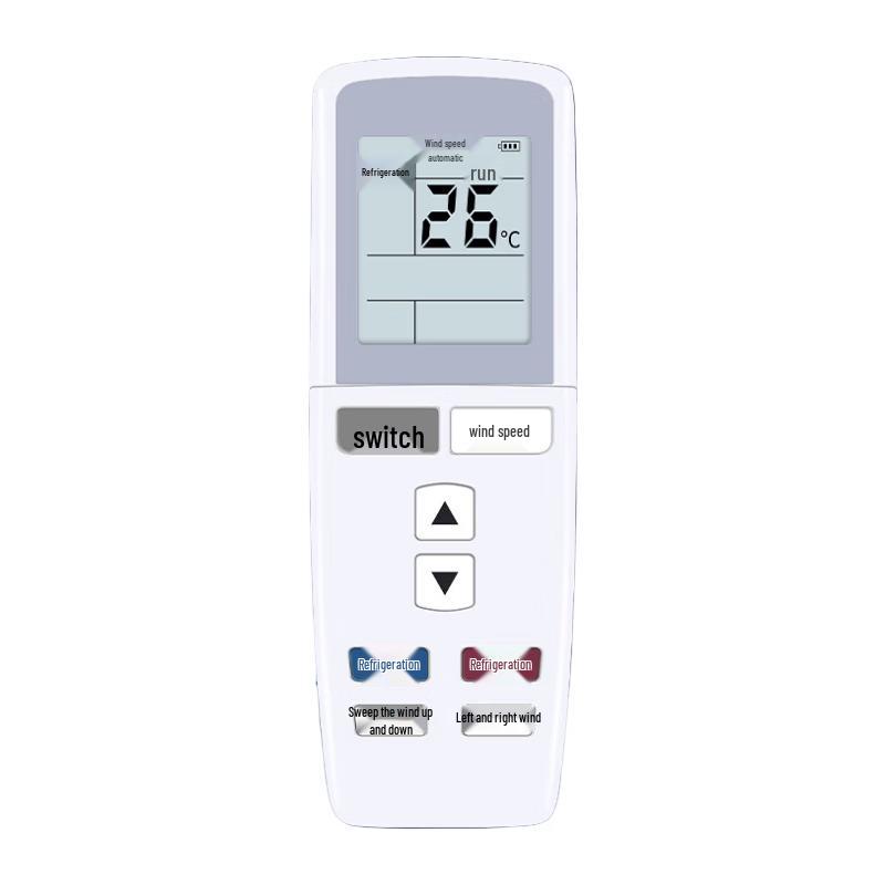Universal Remote Control for Gree Air Conditioners with Flip Cover