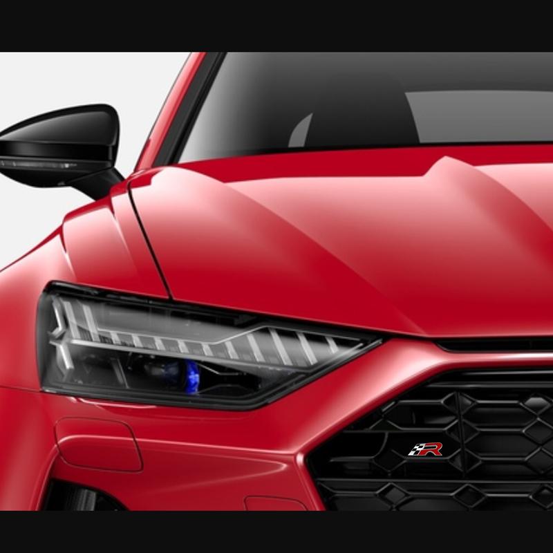 gycsn9 Car Front Grille Hood Rear Trunk Sticker R Emblem Badge For Racing Ibiza Leon E-racer Ateca Formentor Alhambra Exeo Altea Ateca