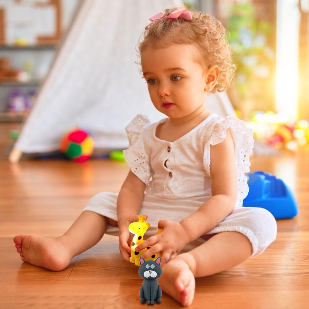 9 Pieces Nurse Flashlight Pediatric Nurse Flashlight Keychain Animal Flashlight Keychain Mini Led Keychain Flashlight