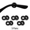 KAMMPT 5 Pairs/lot Non-slip Silicone Ear Hooks for Eyewear Soft Anti Slip Ear Hooks Glasses Accessories Anti-fall Eyewear Holder