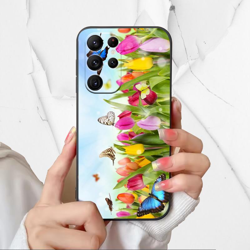 Astronaut Pattern Phone Case For Samsung Galaxy S25 Ultra Covers For Galaxy S 25 Ultra Soft Silicone Shell Black TPU Fundas