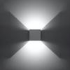 Luca white LED wall lamp IP54