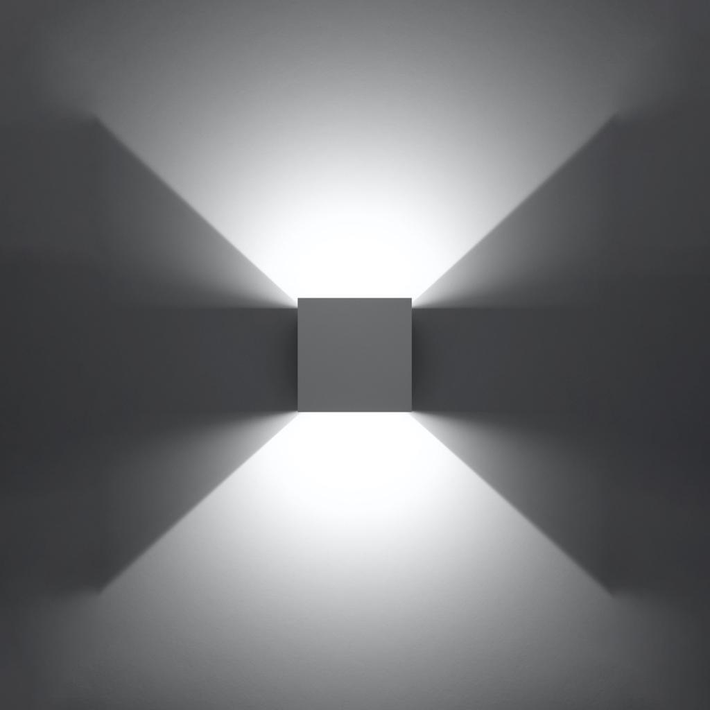 Luca white LED wall lamp IP54