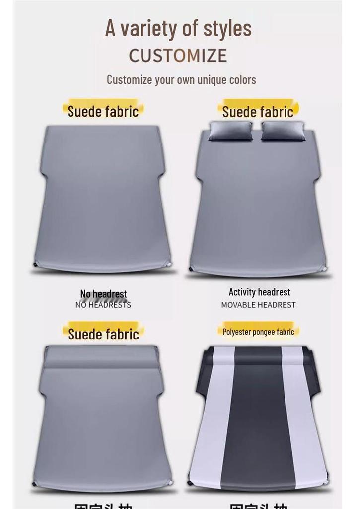 Toyota Corolla Rear Seat Inflatable Mattress for Trunk - Sleeping Bed Modification