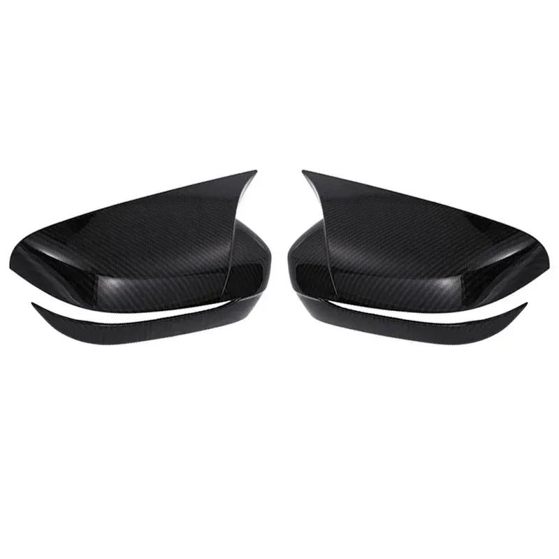 1 Pair for BMW 3 Series 5 Series G20 G30 17-21 Rear View Side Mirror Cover Case Trim ABS Style Car Rearview Mirror Cover