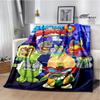 3D Cute Cartoon Super Zings Blankets Picnic Blanket Warm Flannel Blankets Soft and Comfortable Blanket Bed Linings Birthday Gift