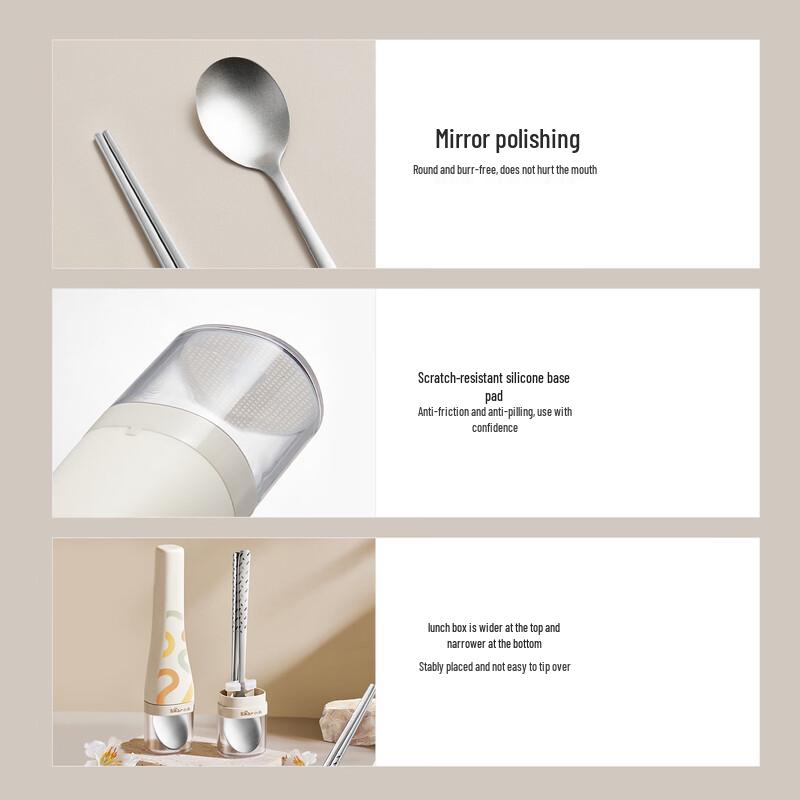 Bear Portable Titanium Cutlery Set