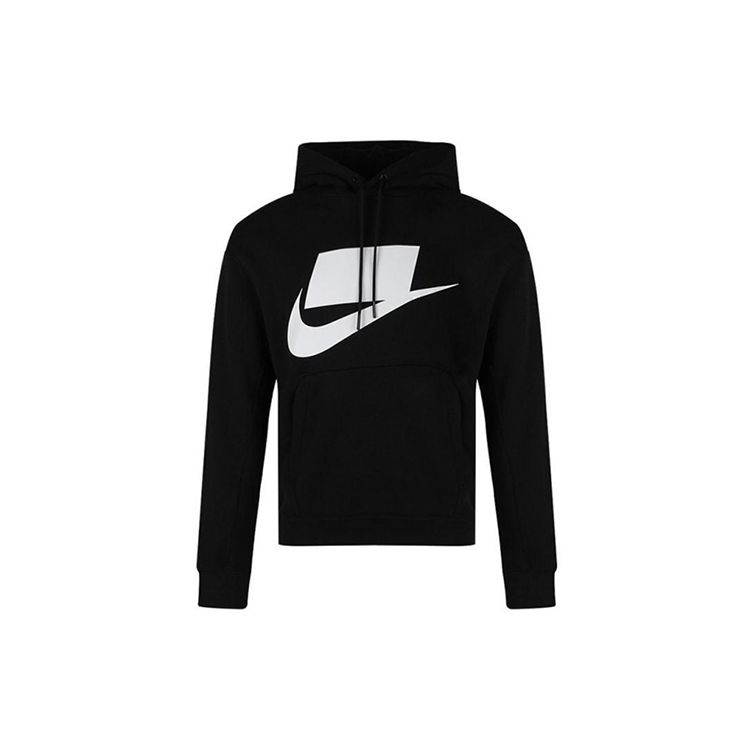 Nike Men s Sportswear NSP PO FT Graphic Pullover Hoodie Black BV4541-010 XL
