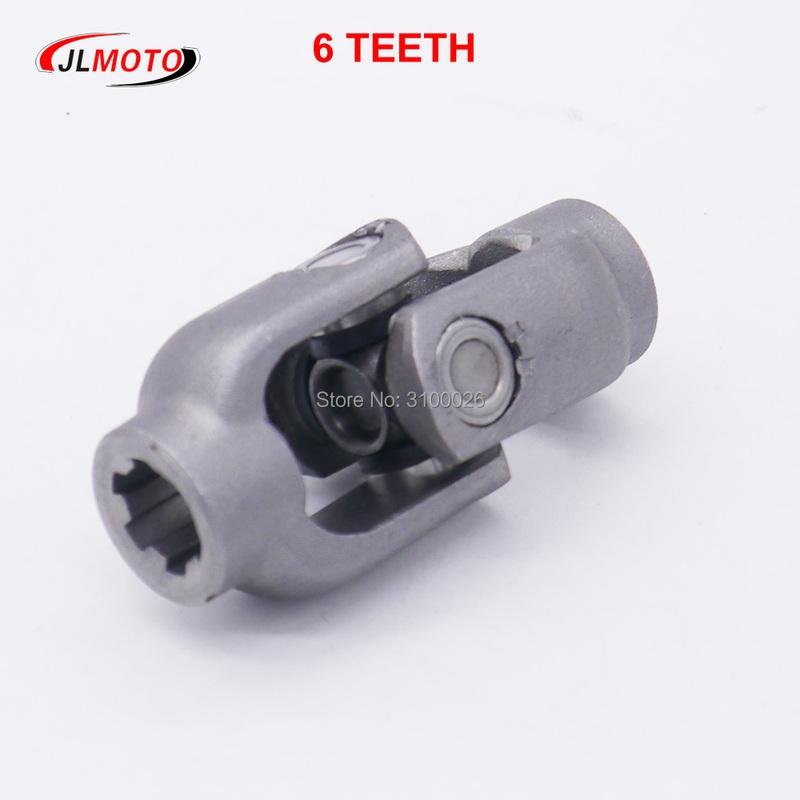 6T 17mm Podwójne D Fosforanowanie Uniwersalny Przegub Kulowy Kierownicy Dla ATV UTV Wózek Golfowy Buggy Pojazd Terenowy Stojak Przekładni