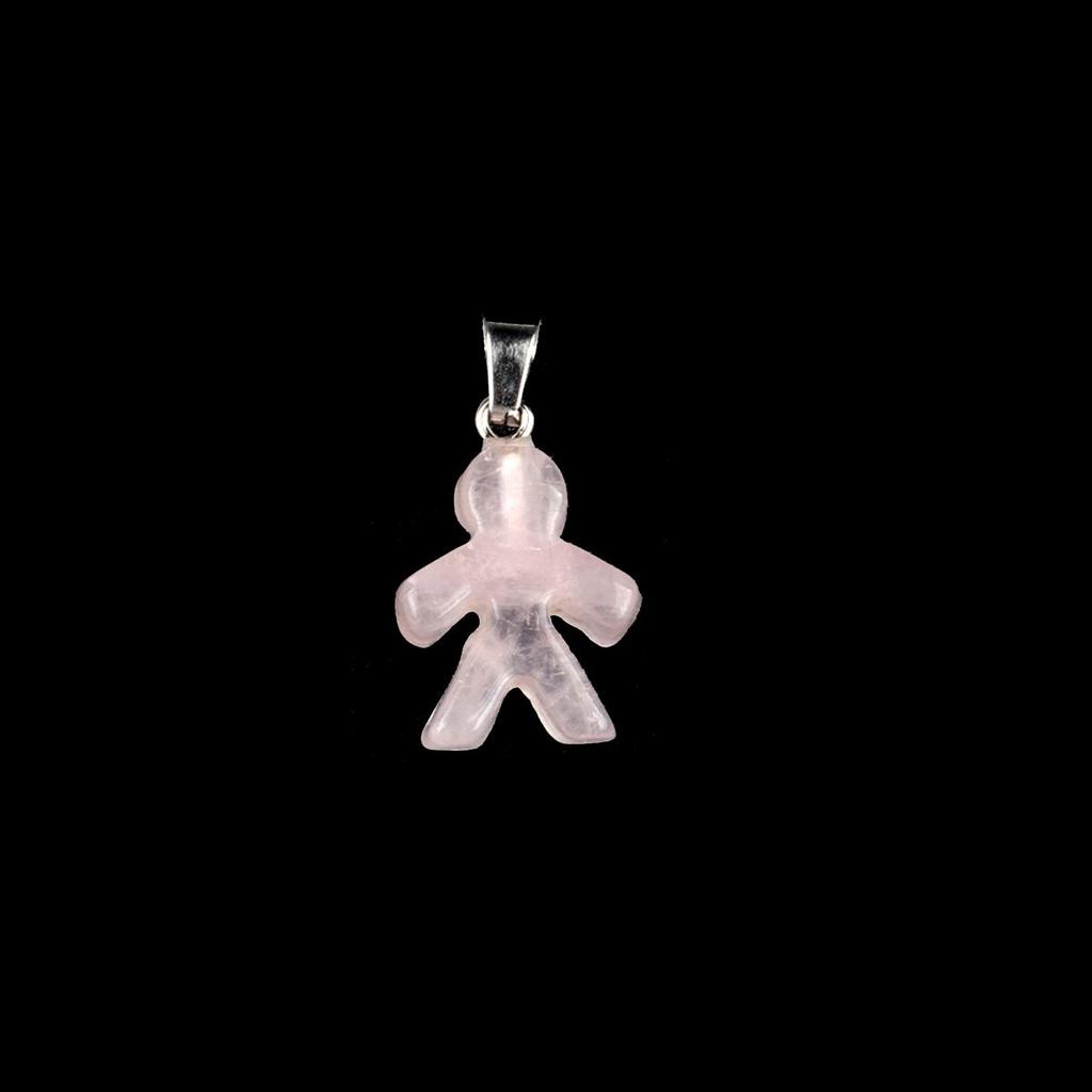 1Pcs Small Pendant Natural Stone Men-Shaped Pendant For Jewelry Making DIY Earrings Necklace Bracelet Accessory