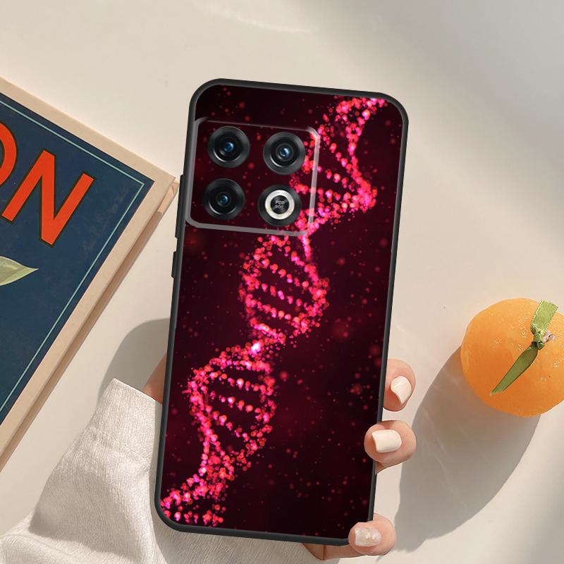 Science DNA Biology Case For OnePlus 13R 12R 10R 13T 10T 11 12 13 15 OnePlus Nord 5 CE 2 3 4 Lite N20 N30 Cover