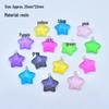 Vibrant Resin Geometric Star Pendant Charm - DIY Jewelry Accessory