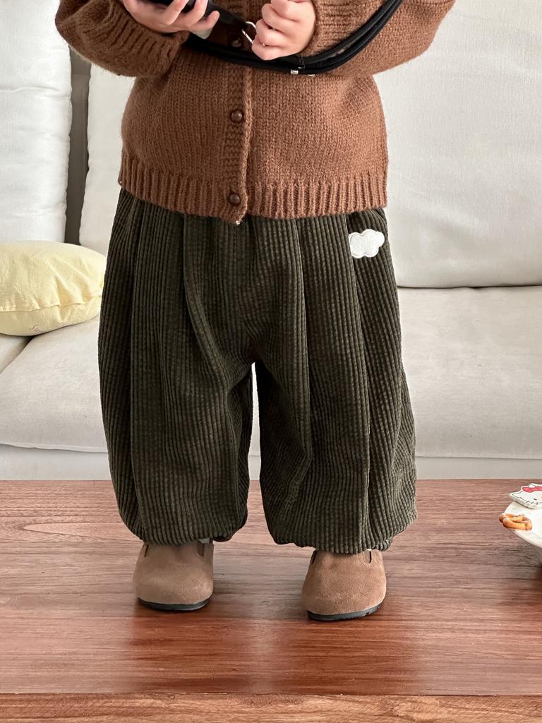 Children's clothing new winter baby clothes children's clothing winter thickened pants boys fleece sweatpants