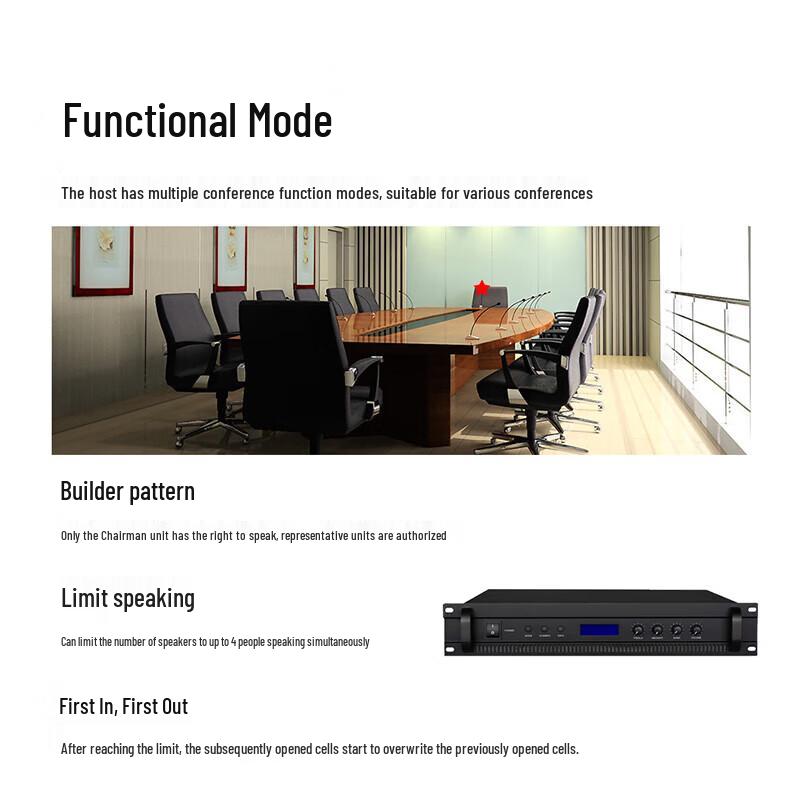 Runpu Wired Gooseneck Microphone Conference System (CN version)