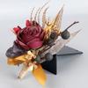 Elegantes staubiges Seidenrosen Ansteckblumen für Herren Set von 5 für Bräutigame und Trauzeugen Hochzeits-Abschlussball-Party-Zubehör