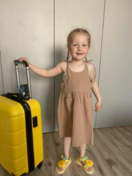 Trendiges Europäisches & Amerikanisches Sommer-Mädchen-Träger-Strandkleid zum Binden mit Taschen