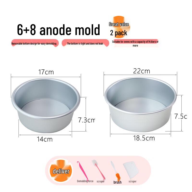 Анодированная круглая форма для выпечки Zhaoran