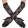 F 42132 Black Mesh Lace Gloves Bridal Lace Gloves