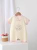Chinese Trendy Embroidery Infant Jumpsuit - Summer Style Boneless Crawling Bodysuit