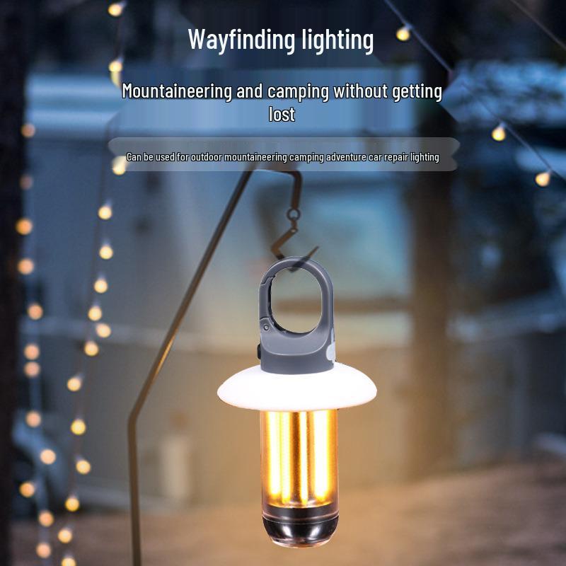 Rechargeable Multifunctional Mini Camping Tent Light with Long Battery Life