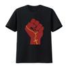Liberation Theology Raised Fist Radical Christianity Christian Protest Social Justice Leftism Socialism T Shirt vintage Washed