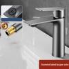 TLXT Gunmetal Grey Hot & Cold Basin Faucet