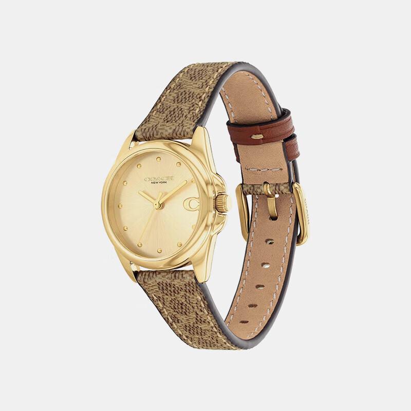 

Coach Greyson Series Women s Embossed Leather Watch