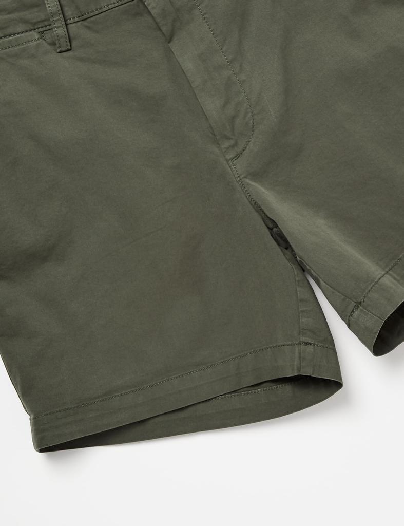 Chino No Slim Stretch Brand Dark W31 [Amazon Essentials] Shorts, Tuck, Comfort, Fit, (Former Name Goodthreads), Men's, Green,