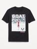 MESSI Little Boy's Black Arms Up GOAT Graphic T-Shirt, Sizes 2T - 5T. New!