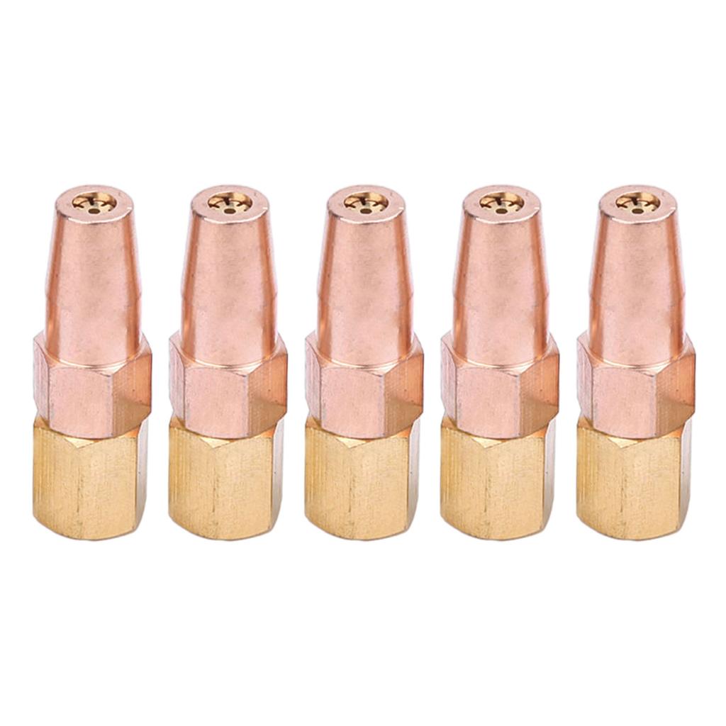 5Pcs Propane Gas Welding Nozzle H01-6 OxygenGas Contact Tips Holder for Priming Applications Thermal Metal Expansion